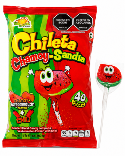 CHUPETA CHAMOY SANDIA X40